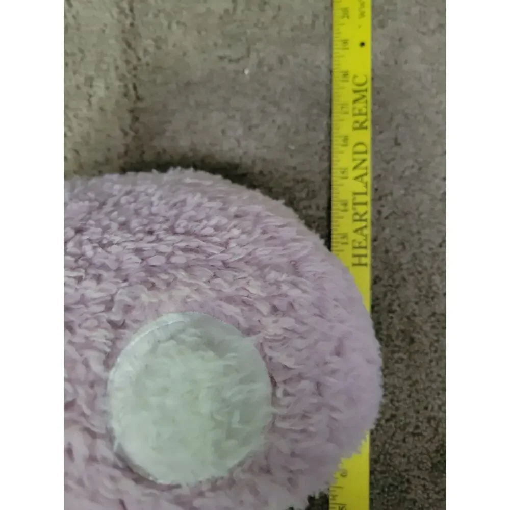 Cupcakes and Cashmere Purple Sherpa Mushroom Plush Corduroy Decorative Pillow
